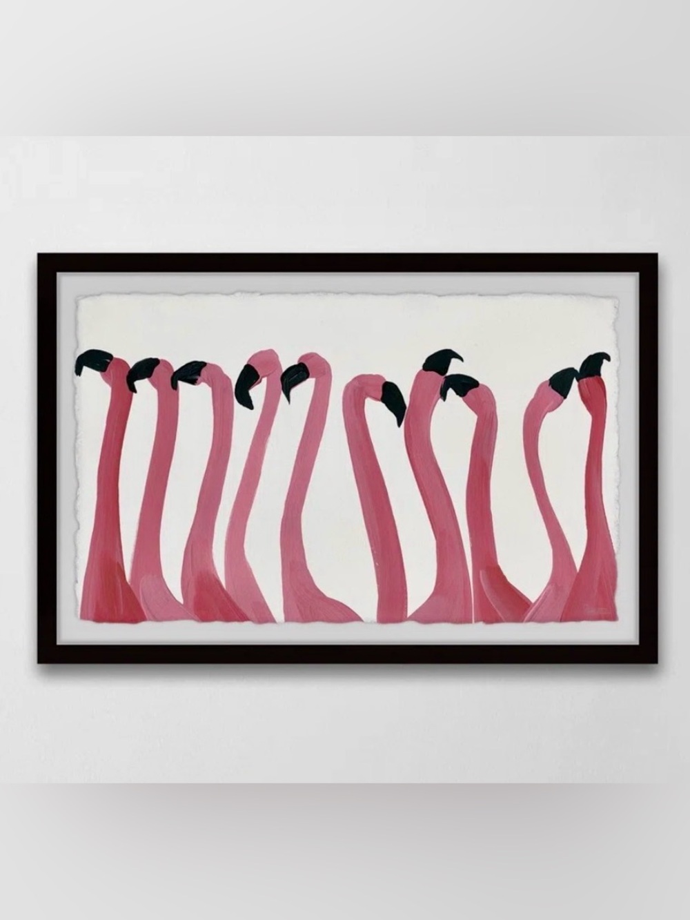 Flamingo Gossip Wall Art